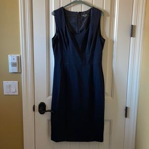 Sleek navy dress